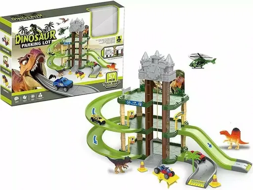 Vícepodlažní parkoviště s dinosaury (57 dílů)