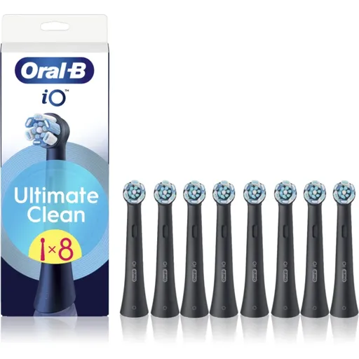 Oral-B iO Ultimate Clean náhradní hlavice pro zubní kartáček Black 8 ks