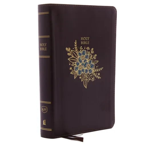 KJV Holy Bible: Personal Size Giant Print with 43,000 Cross References, Deluxe Burgundy Leathersoft, Red Letter, Comfort Print (Thumb Indexed): King J