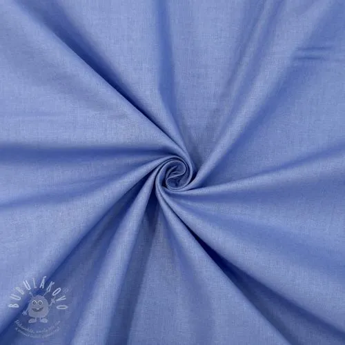 Bavlněný popelín dark sky blue