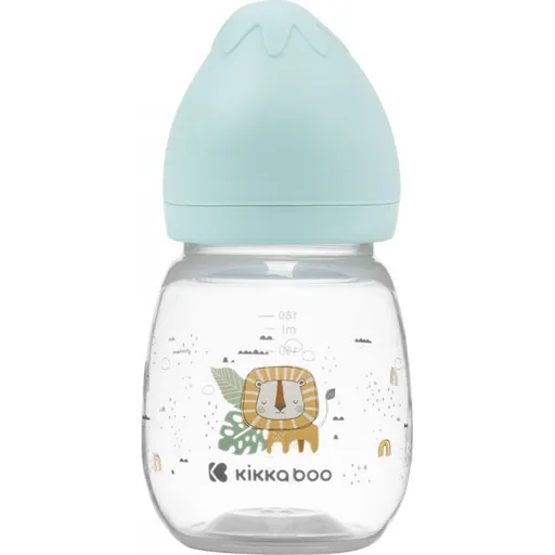 KikkaBoo Kojenecká láhev 180 ml 3m+ Savanna Mint