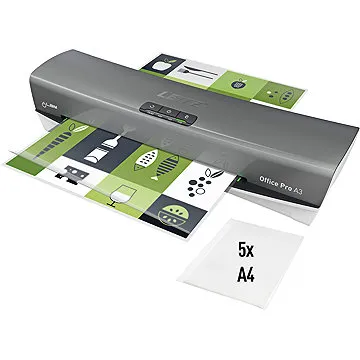 LEITZ iLAM Office Pro A3, šedý (75180084)