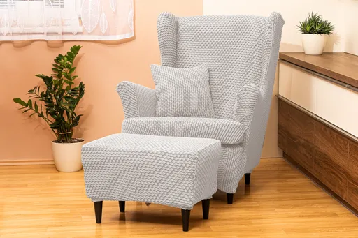 Potah na křeslo ušák s podsedákem Malaga