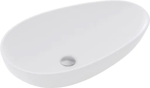 MEXEN Nora umyvadlo na desku litý mramor 60 x 36, bílá 23056001