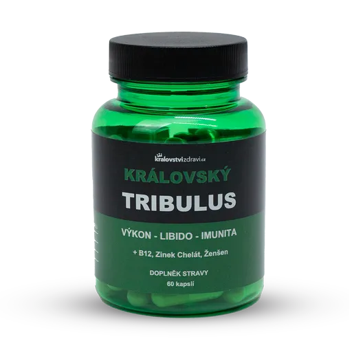 Království zdraví Královský Tribulus 90% Kotvičník 500 mg 4v1, 60 kapslí