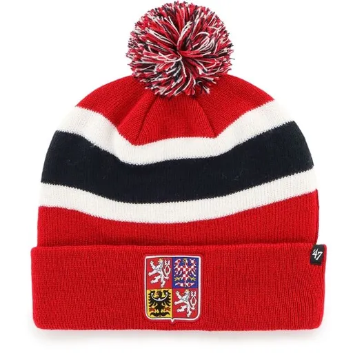 47 ČR TEAM BREAKAWAY CUFF KNIT Zimní čepice, červená, velikost UNI