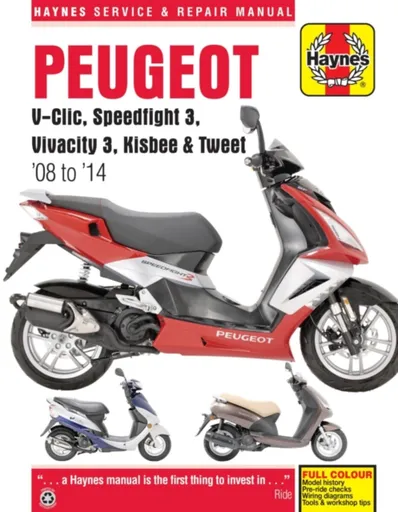 Peugeot V-Clic, Speedfight 3, Vivacity 3, Kisbee & Tweet (08 To 14) - Phil Mather