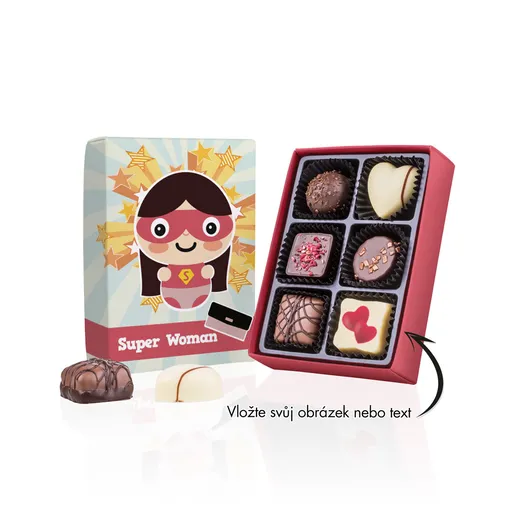 Chocolissimo - Fotočokoláda pro Super ženu - dárek pro manželku 70 g