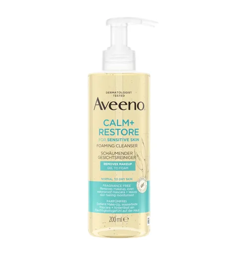 Aveeno Calm+Restore Čisticí pěna 200 ml