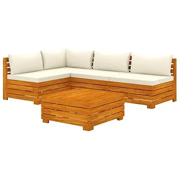 SHUMEE Zahradní sedací souprava s poduškami 5dílná akácie 3087303 (3087303)