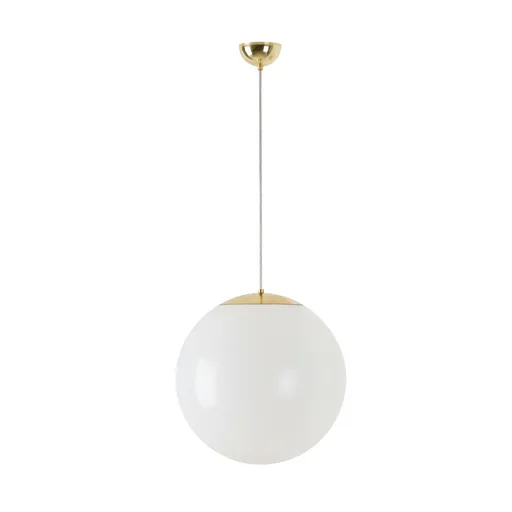 OSMONT ISI66241 ISIS S3 závěsné plastové svítidlo mosaz leštěná / bílá IP40 3000 K 27W LED