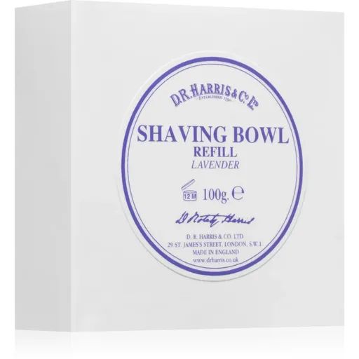 D.R. Harris Shawing Bowl Refill mýdlo na holení – náhradní náplň Lavender 100 g