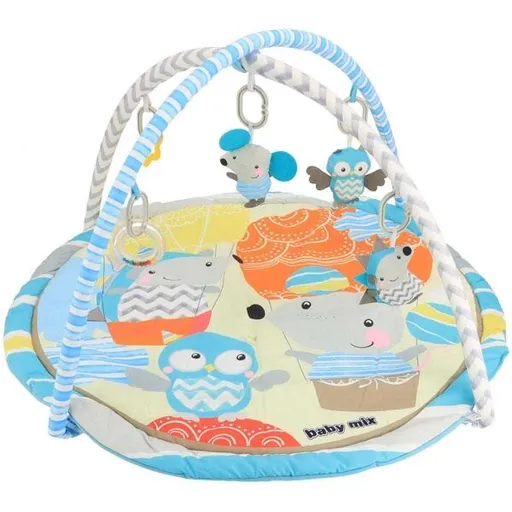 BABY MIX MALÍ PŘÁTELÉ Hrací deka s hrazdou, mix, velikost