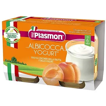 PLASMON dezert bezlepkový jogurt a meruňka 2× 120 g, 6m+ (8001040015001)