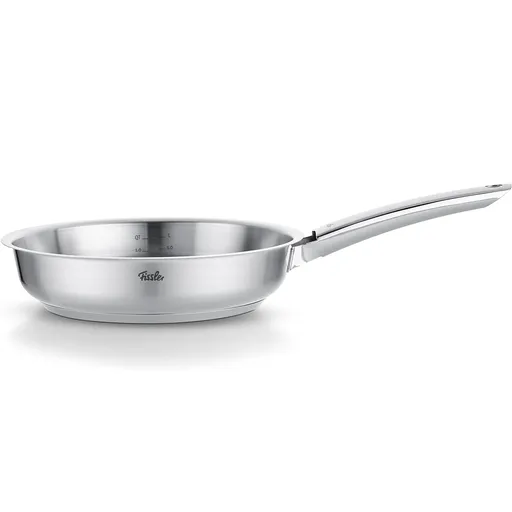 Univerzální pánev PURE 24 cm, stříbrná, nerezová ocel, Fissler