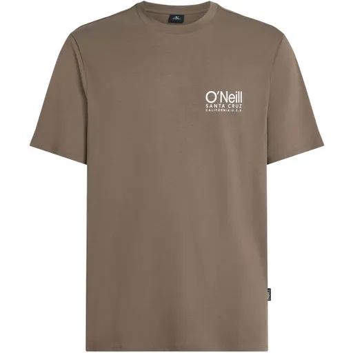O'Neill ORIGINAL CALI LOGO Pánské tričko, hnědá, velikost