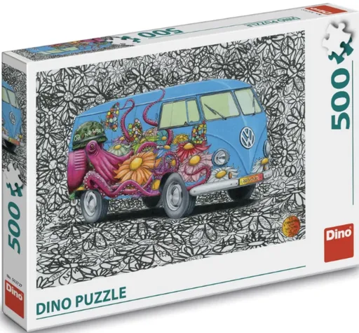 Puzzle Hippies VW 500 dílků