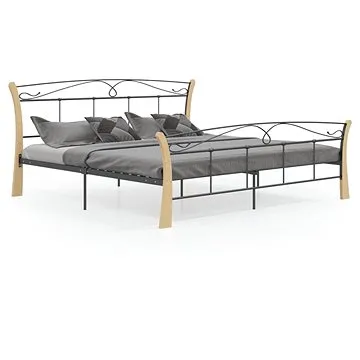 Shumee černý kov 200×200 cm, 324889 (324889)