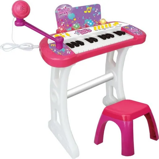 Piáno na baterie se stojanem a s mikrofonem