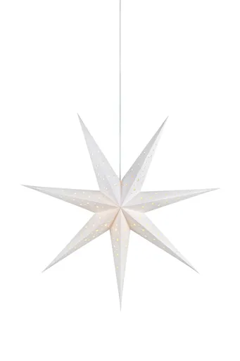 Markslöjd Solvalla bílá závěsná hvězda 75 cm Slim
