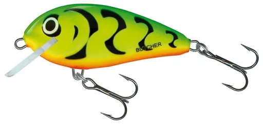 Salmo Wobler Butcher Floating Green Tiger,Salmo Wobler Butcher Floating Green Tiger
