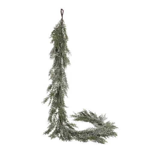 Vánoční girlanda Túje, 180 cm, ojíněná