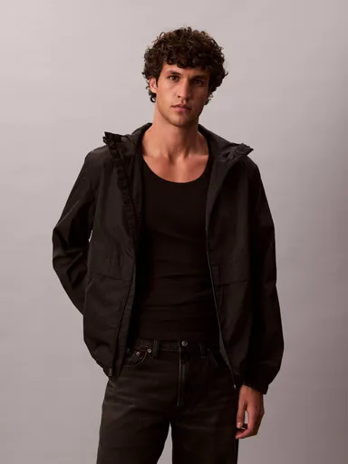 Calvin Klein pánská černá bunda LV04RD510GUB1 S