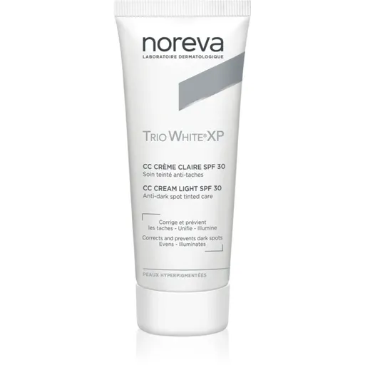 Noreva Trio White XP CC Cream Light SPF 30 CC krém pro jednotný tón pleti SPF 30 40 ml