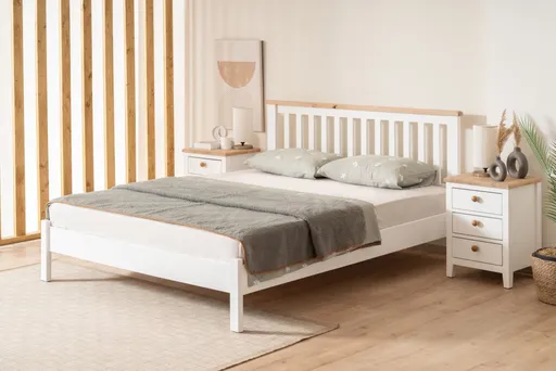 Rám dvoulůžkové postele Fidan Modern Country - 120 x 200