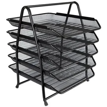 CONCORDE pětidílný drátěný, černý (A68036)