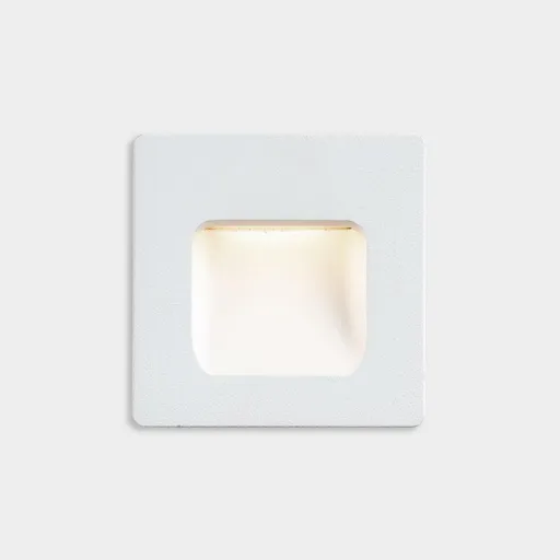 KOHL LIGHTING KOHL-Lighting AGATAR zapuštěné svítidlo do zdi 70x70 mm bílá 3 W CRI 80 3000K Non-Dimm