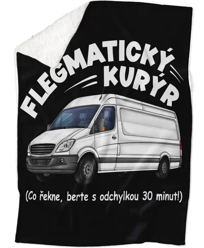 Deka Flegmatický kurýr (Podšití beránkem: ANO)