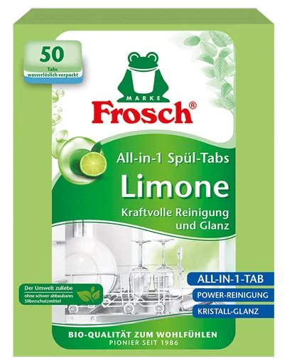 Frosch Tablety do myčky All i 1 Citron EKO 50 tablet