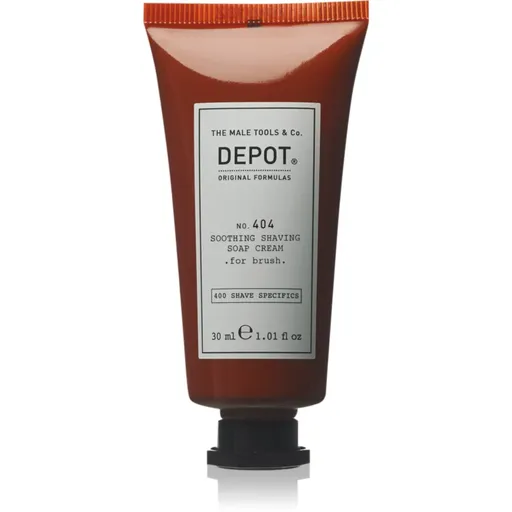 DEPOT 400 SHAVE SPECIFICS NO. 404 SOOTHING SHAVING SOAP CREAM .for brush. zklidňující krém na holení for brush 30 ml