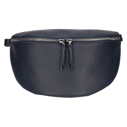 Dámská kožená ledvinka Katana Elara - tmavě modrá