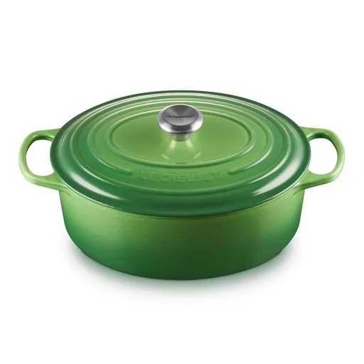 Kastrol SIGNATURE 31 cm, 6,3 l, oválný, BAMBOO, litina, Le Creuset