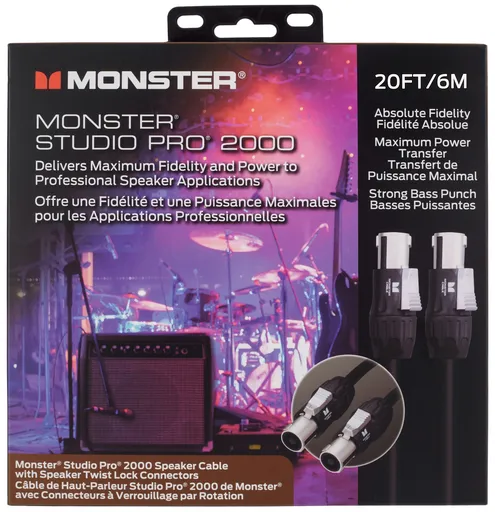 Monster Studio Pro 2000 20' Speaker Cable (rozbalené)