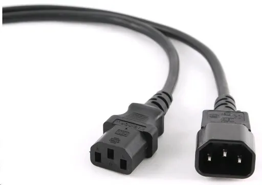 Kabel C-TECH síťový, prodlužovací, 1, 8m VDE 220/230V napájecí