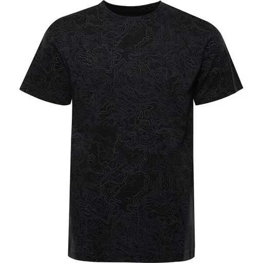 ALPINE PRO URAM Pánské triko, černá, velikost