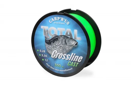 Carp ´R´ Us Vlasec Total Crossline Cast Green 500m - 0,25mm 4,5kg,Carp ´R´ Us Vlasec Total Crossline Cast Green 500m - 0,25mm 4,5kg