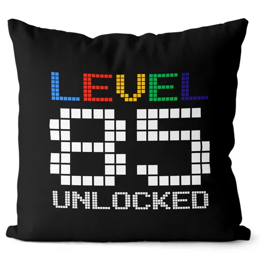Polštář Level unlocked (Velikost: 55 x 55 cm, věk: 85)