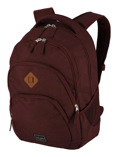 Batoh na notebook Travelite Basics Backpack Melange Bordeaux