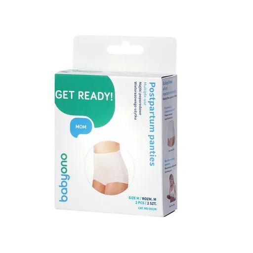 Babyono Poporodní kalhotky na opakované použití vel. M 2 ks