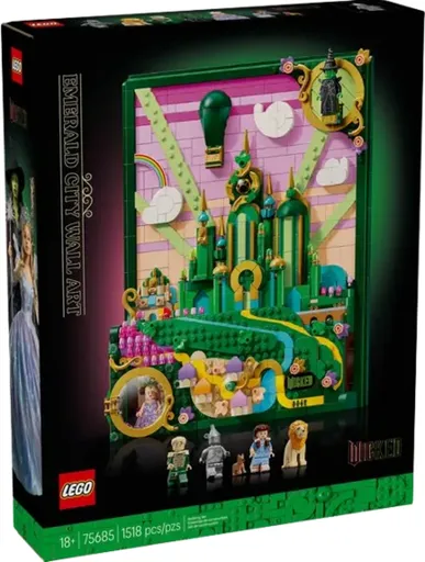Nástěnné umění: Emerald City - LEGO-Disney and Pixar’s Light (75685)