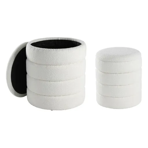 Eglo LIVING Taburetka 2 velikosti bílá AMPAHAKA 424125