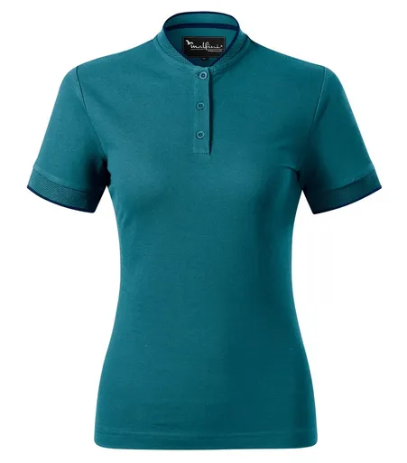 MALFINI Dámská polokošile Diamond - Petrolejová | 2XL
