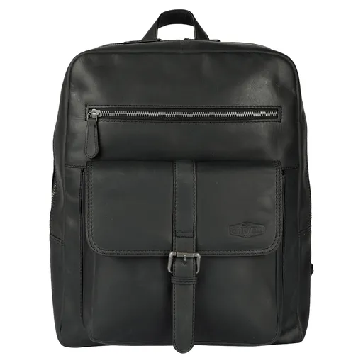 Kožený batoh Sparwell London - černá