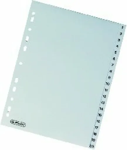 Herlitz - Rozřaďovač A4, číselný, 1-20