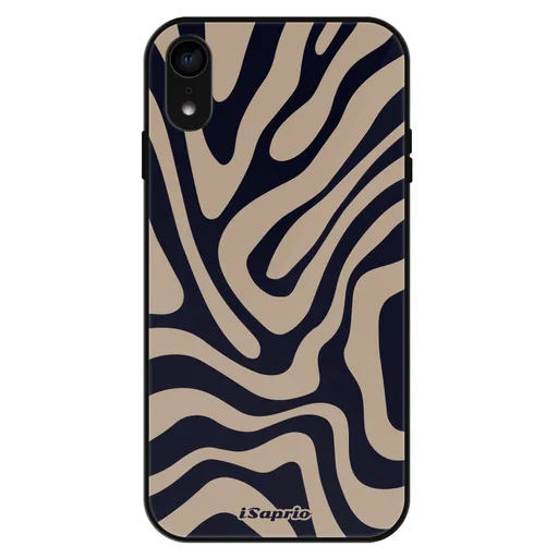 Lesklé pouzdro Exclusive iSaprio - Zebra Black - iPhone XR
