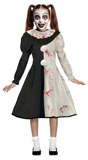 Guirca Dětský dívčí kostým - Klaun Art Velikost - děti: 10 - 12 let